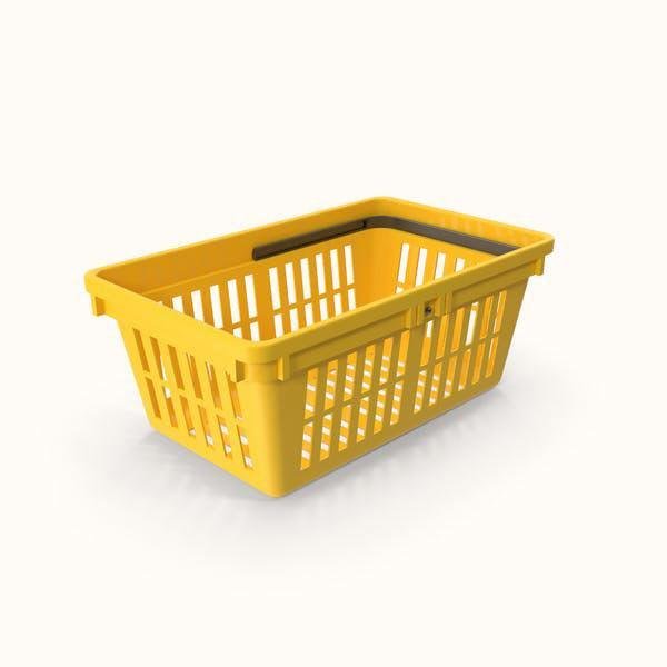 Yellow Shopping Basket