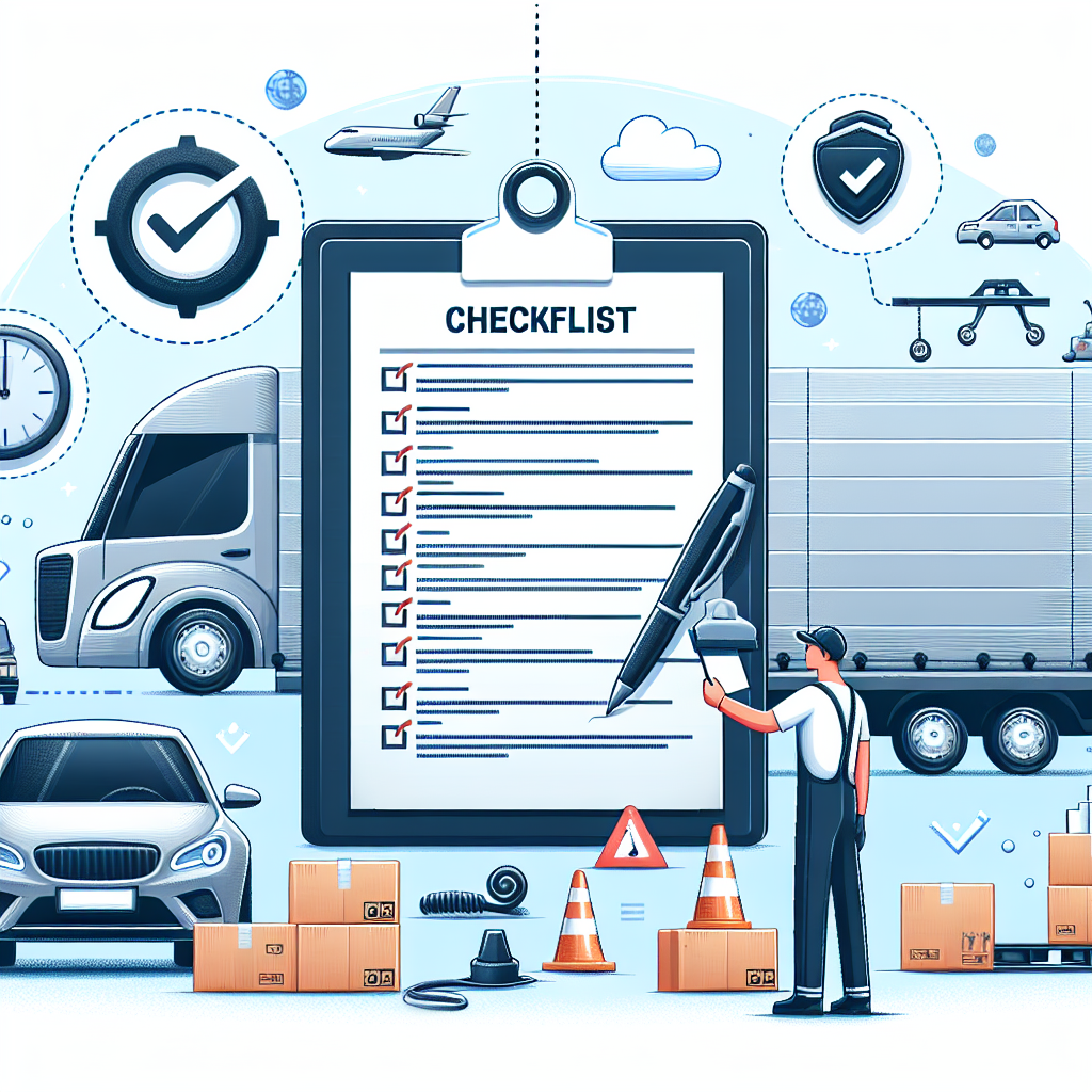 [Relevant Image: Checklist for preparing your car for shipping]