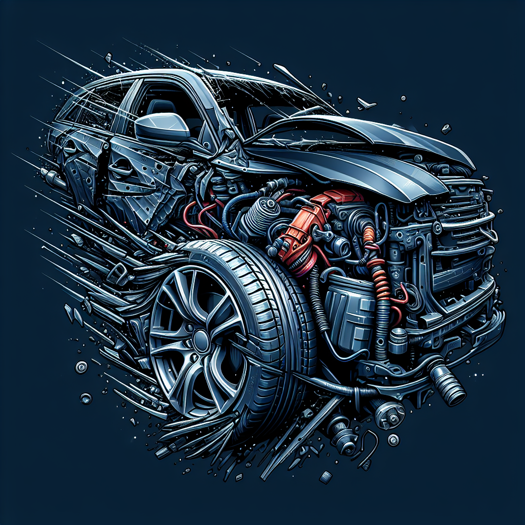 [Relevant Image: Close-up of a damaged car part highlighting the importance of insurance]