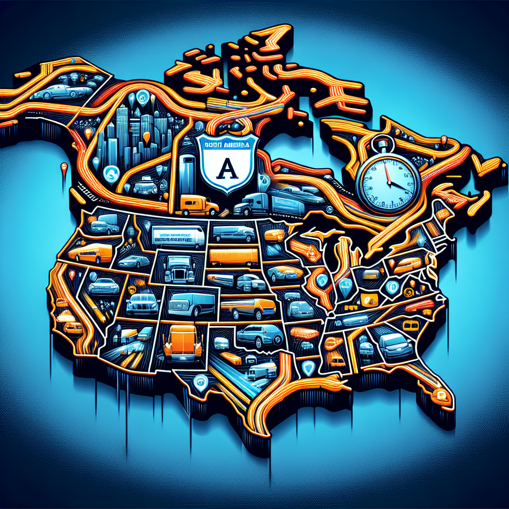 [Relevant Image: Map of North America highlighting Overbrook's extensive service area]