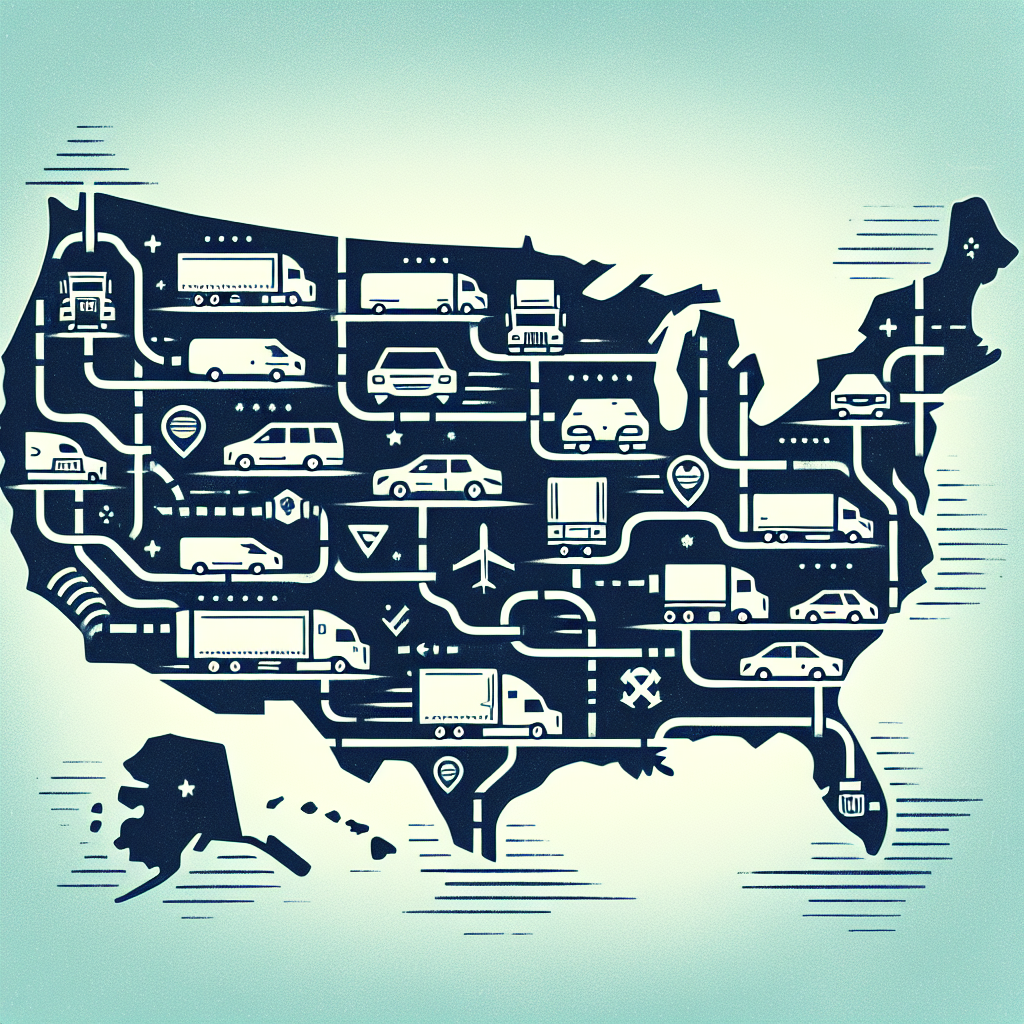 [Relevant Image: Map of the United States with highlighted routes, showcasing Overbrook's national coverage]