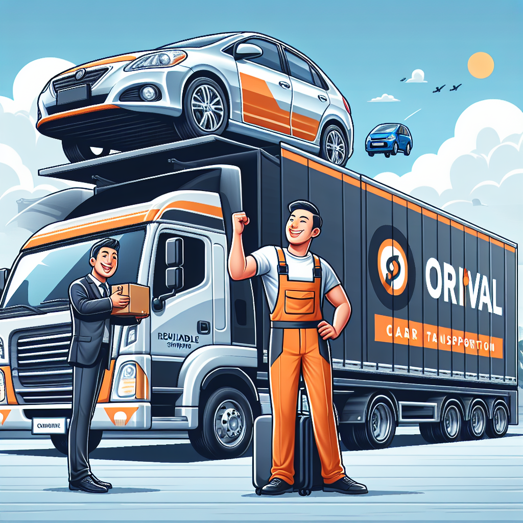 [Relevant Image: Overbrook Auto Transport truck with satisfied customer receiving their car, showcasing a positive customer experience]